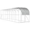 vidaXL Falat t&aacute;maszt&oacute; ty&uacute;k&oacute;l Ez&uuml;st 800 x 200 x 215 cm Horganyzott Ac&eacute;l