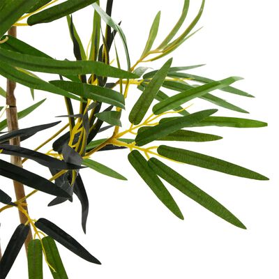 vidaXL zöld mű bambuszfa 552 levéllel 120 cm