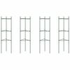 vidaXL 4 db ac&eacute;l &eacute;s PP paradicsomketrec 116 cm
