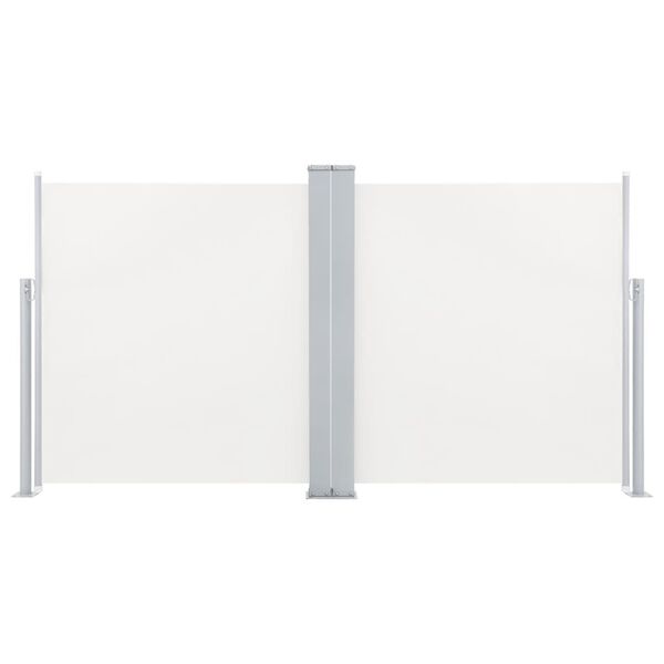 vidaXL krémszínű behúzható oldalsó napellenző 100 x 600 cm