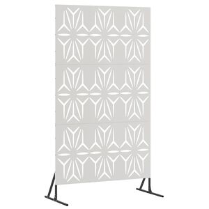 vidaXL Mag&aacute;nszf&eacute;ra K&eacute;pernyő 100 x 50 x 180 cm Rozsdamentes Ac&eacute;l Ez&uuml;st