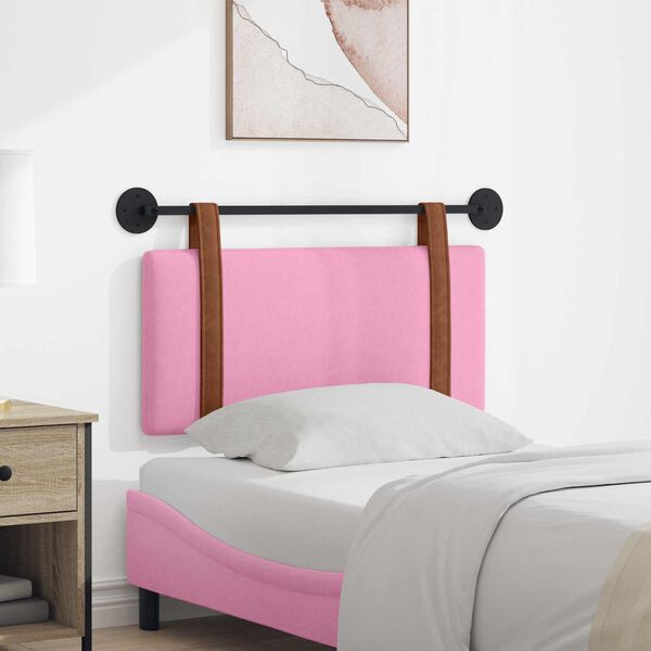 vidaXL Fali Fejt&aacute;mla Egysz&iacute;nű R&oacute;zsasz&iacute;n 90 x 55 x 5 cm Antik PU