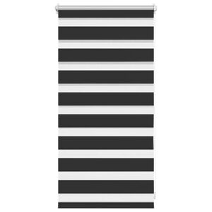 vidaXL fekete zebra rol&oacute; 40,9 x 100 cm sz&ouml;vetsz&eacute;less&eacute;g 36,7 cm