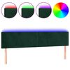 vidaXL s&ouml;t&eacute;tz&ouml;ld b&aacute;rsony LED-es fejt&aacute;mla 180x5x78/88 cm