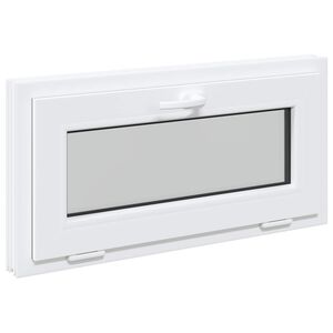 vidaXL Pinceablak RISOR 80 x 40 cm PVC &eacute;s &Uuml;veg Feh&eacute;r
