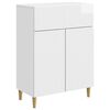 vidaXL Sz&eacute;f fi&oacute;kkal Magasf&eacute;nyű Feh&eacute;r 66 x 34,5 x 90 cm Szerelt Fa
