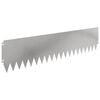 vidaXL Fűszeg&eacute;lyez&eacute;s 10 db 103 x 25 cm Ac&eacute;l Ez&uuml;st