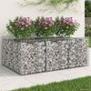 vidaXL Gabion emelt &aacute;gy Ez&uuml;st 150 x 100 x 60 cm Horganyzott ac&eacute;l