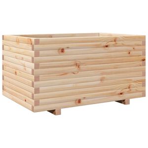 vidaXL t&ouml;m&ouml;r fenyő kerti vir&aacute;gl&aacute;da 90 x 60 x 49,5 cm