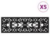 vidaXL l&eacute;pcsőfokok 5 db 25x75 cm-es gumival