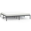 vidaXL fekete f&eacute;m &aacute;gykeret 200 x 200 cm