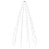 vidaXL kar&aacute;csonyfa-f&eacute;nyh&aacute;l&oacute; 300 hideg feh&eacute;r LED-del 300 cm