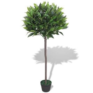 vidaXL műbab&eacute;rfa vir&aacute;gcser&eacute;ppel 125 cm z&ouml;ld