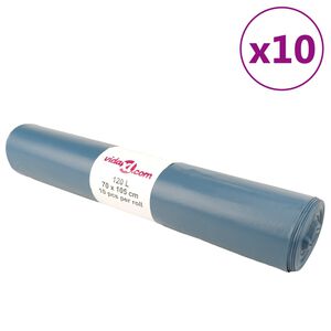 vidaXL szemeteszs&aacute;kok 100 db k&eacute;k 120 L