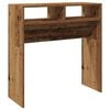 vidaXL antik fa sz&iacute;nű szerelt fa t&aacute;lal&oacute;asztal 78 x 30 x 80 cm