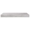 vidaXL betonsz&uuml;rke MDF lebegő fali polc 50 x 23 x 3,8 cm
