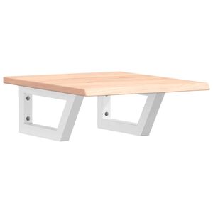 vidaXL ac&eacute;l &eacute;s t&ouml;m&ouml;r t&ouml;lgyfa falra szerelhető mosd&oacute;polc