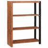 vidaXL Könyvespolc Barna 80 x 30 x 110 cm Tömör akácfa