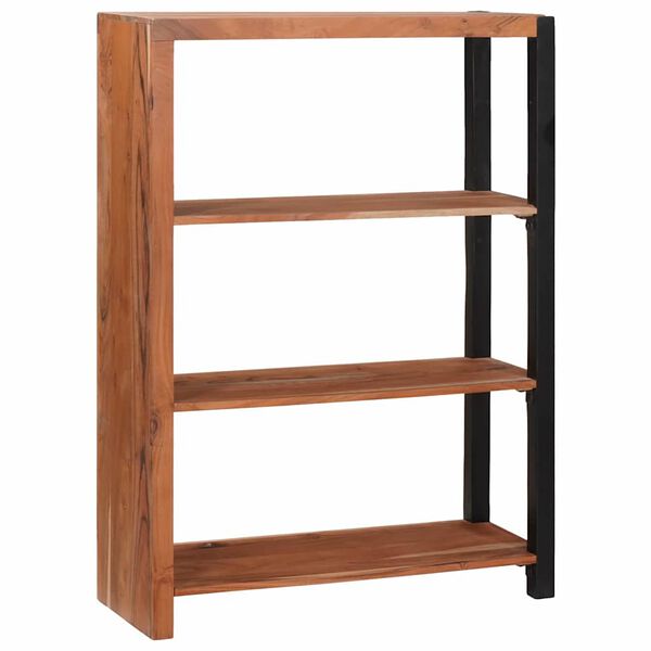 vidaXL Könyvespolc Barna 80 x 30 x 110 cm Tömör akácfa