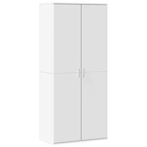 vidaXL feh&eacute;r szerelt fa cipősszekr&eacute;ny 80 x 39 x 178 cm