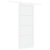 vidaXL Cs&uacute;sz&oacute; ajt&oacute; 93 x 232 cm Szerelt Fa Feh&eacute;r