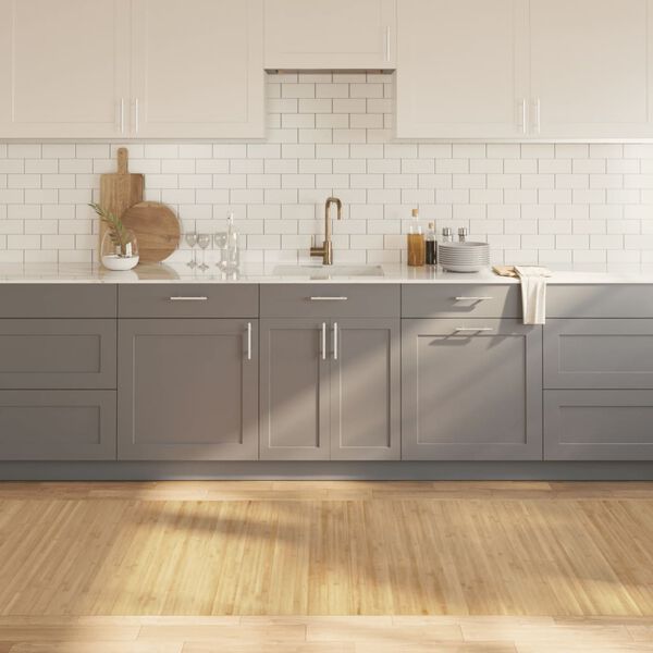 vidaXL n&eacute;gysz&ouml;gletű vil&aacute;gos term&eacute;szetes bambusz szőnyeg 100 x 500 cm