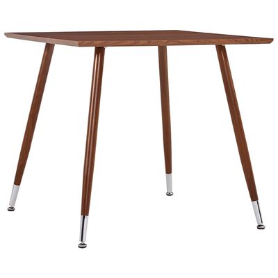 vidaXL barna MDF étkezőasztal 80,5 x 80,5 x 73 cm