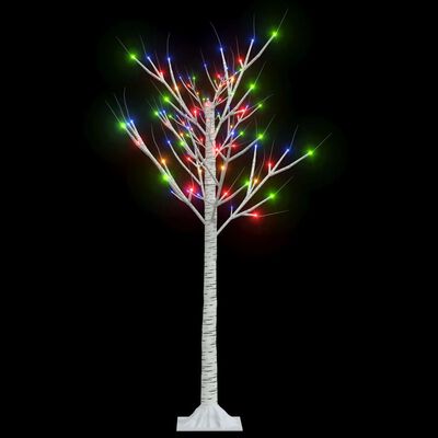 vidaXL 120 LED-es beltéri/kültéri színes fűz karácsonyfa 1,2 m