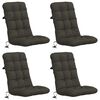 vidaXL 4 darabos magas h&aacute;tt&aacute;ml&aacute;s sz&eacute;kp&aacute;rna VIANEN 4 pcs Antracitsz&uuml;rke