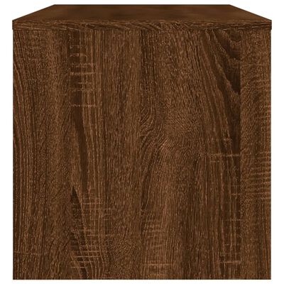 vidaXL barna tölgyszínű szerelt fa TV-szekrény 120 x 34 x 37 cm
