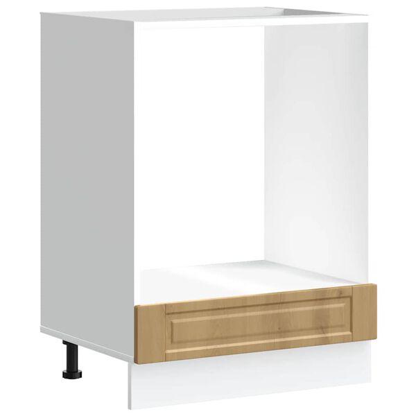 vidaXL Porto kézműves tölgy színű szerelt fa sütőszekrény