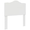 vidaXL Fejtámla fejtámlával Fehér 90 cm Faanyag