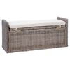 vidaXL T&aacute;rol&oacute;pad p&aacute;rn&aacute;val t&aacute;rol&oacute;val Sz&uuml;rke 110 x 40 x 50 cm Rattan