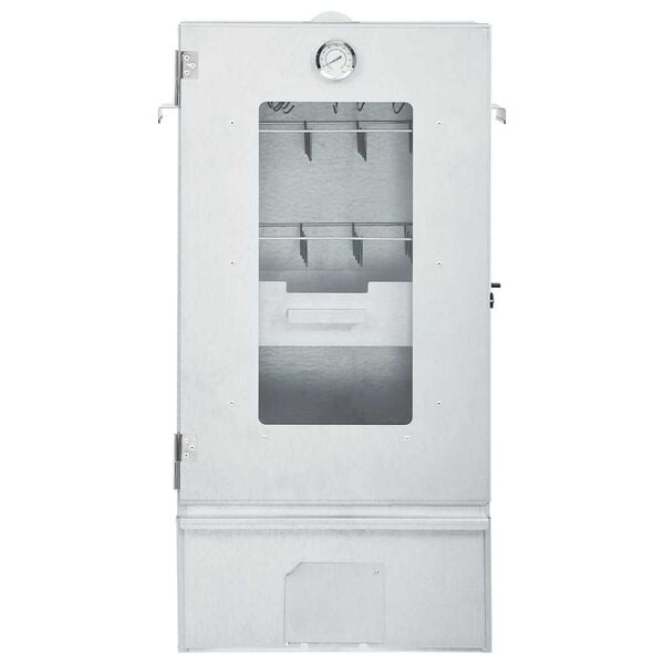 vidaXL horganyzott acél BBQ füstölőkemence hidegfüst-generátorral