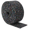 vidaXL Gumi granulate tekercs Fekete 1000 x 12 x 1 cm Gumi