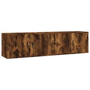 vidaXL 2 db f&uuml;st&ouml;s t&ouml;lgy sz&iacute;nű fali TV-szekr&eacute;ny 80 x 34,5 x 40 cm