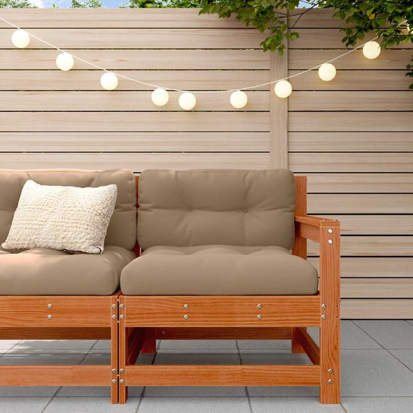 vidaXL Kerti Sarokkanap&eacute; T&ouml;m&ouml;r fenyő Viaszbarna