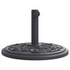 vidaXL kerek napernyőtalp r&uacute;dhoz &Oslash;38 / 48 mm 12 kg
