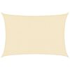 vidaXL krémszínű HDPE napvitorla 160 g/m² 3,5 x 4,5 m