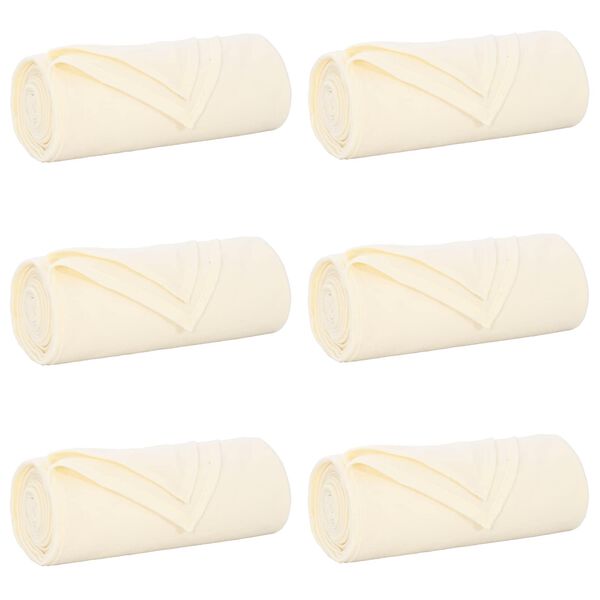 vidaXL Takar&oacute;k 6 pcs Kr&eacute;m 240 x 220 cm Gyapj&uacute;