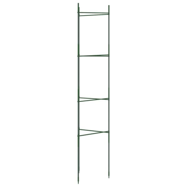 vidaXL 6 db ac&eacute;l &eacute;s polipropil&eacute;n paradicsomketrec 154 cm