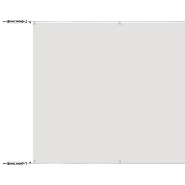 vidaXL feh&eacute;r oxford sz&ouml;vet f&uuml;ggőleges napellenző 60 x 600 cm