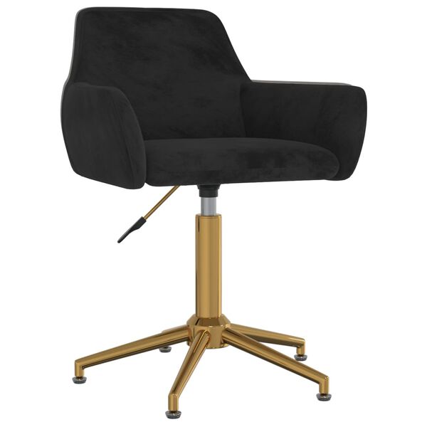 vidaXL 6 db fekete b&aacute;rsony d&ouml;nthető &eacute;tkezősz&eacute;k