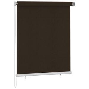 vidaXL barna k&uuml;lt&eacute;ri s&ouml;t&eacute;t&iacute;tő rol&oacute; 125(Sz&eacute;)x140(Ma) cm