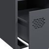 vidaXL antracit hidegen hengerelt ac&eacute;l t&aacute;lal&oacute;szekr&eacute;ny 68x39x73,5 cm