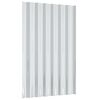 vidaXL 12 db antracitszürke horganyzott acél tetőpanel 60x36 cm