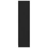 vidaXL fekete szerelt fa ruhásszekrény fiókokkal 50 x 50 x 200 cm