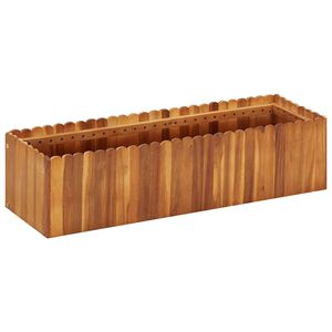 vidaXL t&ouml;m&ouml;r ak&aacute;cfa kerti magas&aacute;gy&aacute;s 100 x 30 x 25 cm