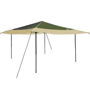 vidaXL Tetős&aacute;tor 395 x 395 x 251 cm Z&ouml;ld sz&ouml;vet