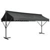 vidaXL antracitsz&uuml;rke szabadon &aacute;ll&oacute; napellenző 500 x 300 cm